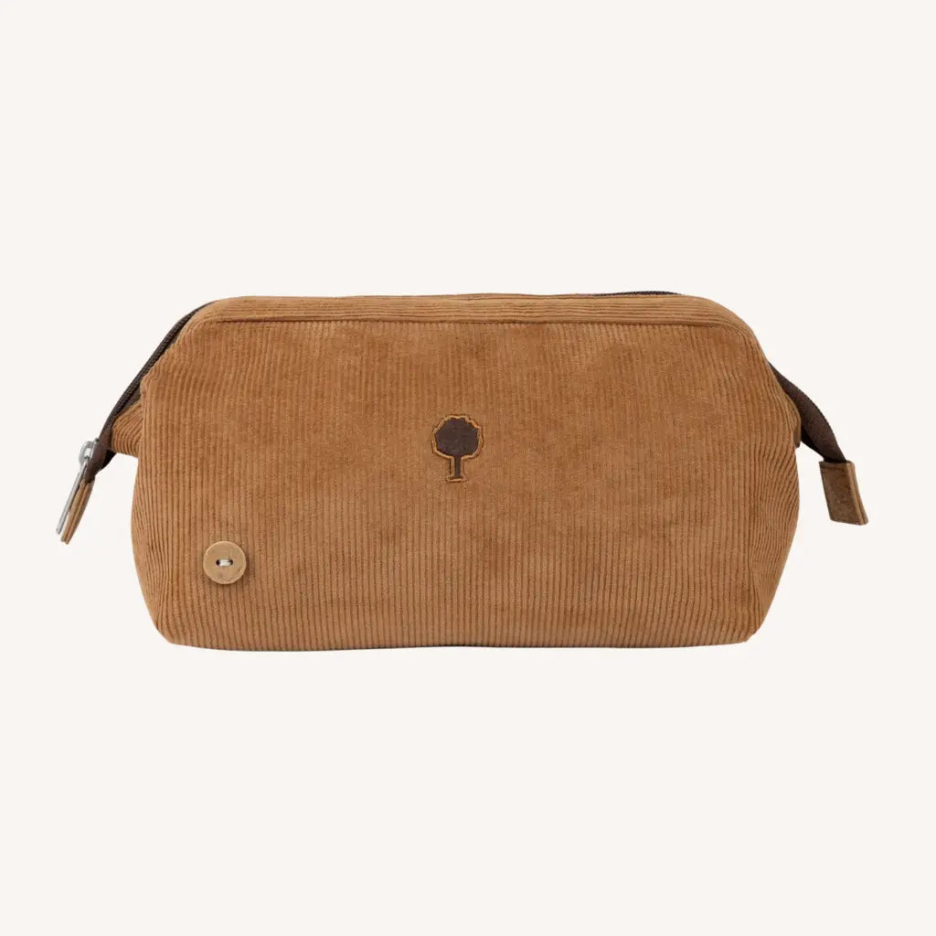 FAGUO -  TROUSSE DE TOILETTE VELOURS CAMEL -  Klubb
