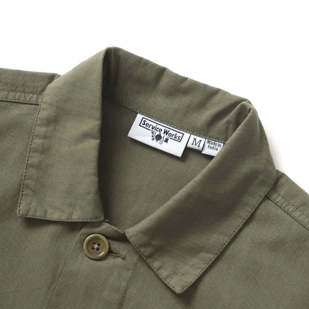 Twill Chore Shirt - Olive - Service Works - détail 5