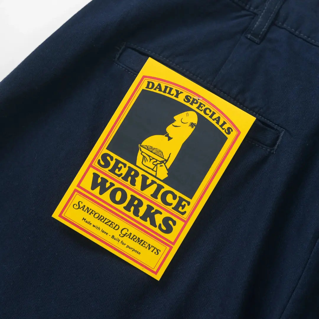 Twill Part Timer Pant - Dark Navy - Service Works - détail 5