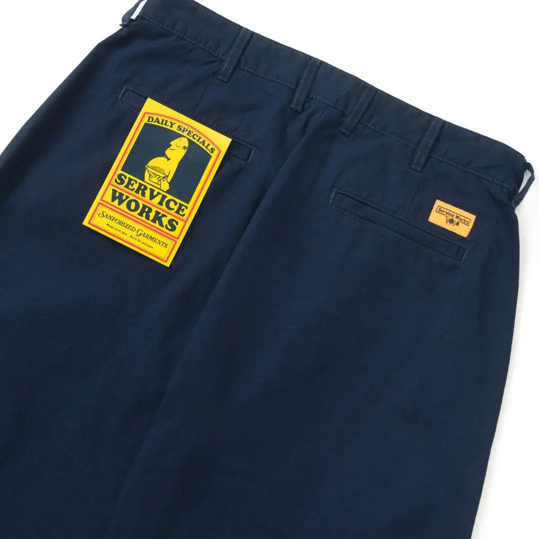 Twill Part Timer Pant - Dark Navy - Service Works - détail 4