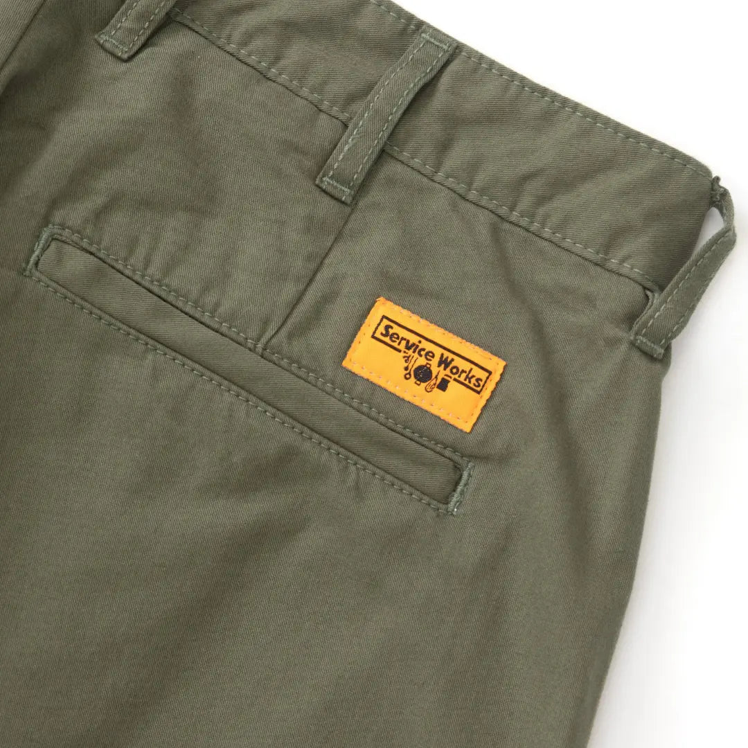 Twill Part Timer Pant - Olive - Service Works - détail 6
