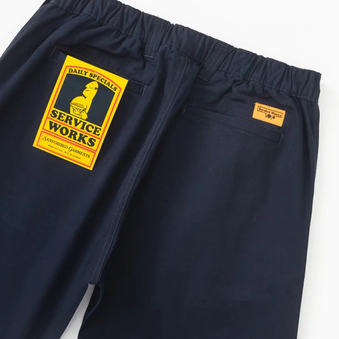 Twill Waiter Pant - Dark Navy - Service Works - détail 4