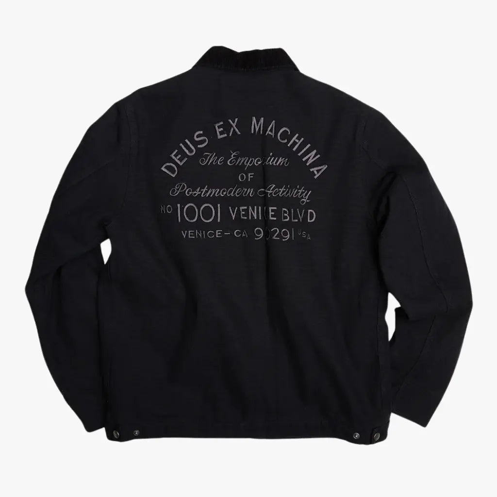 DEUS EX MACHINA -  VESTE ADRESS WORKWEAR NOIR -  Klubb