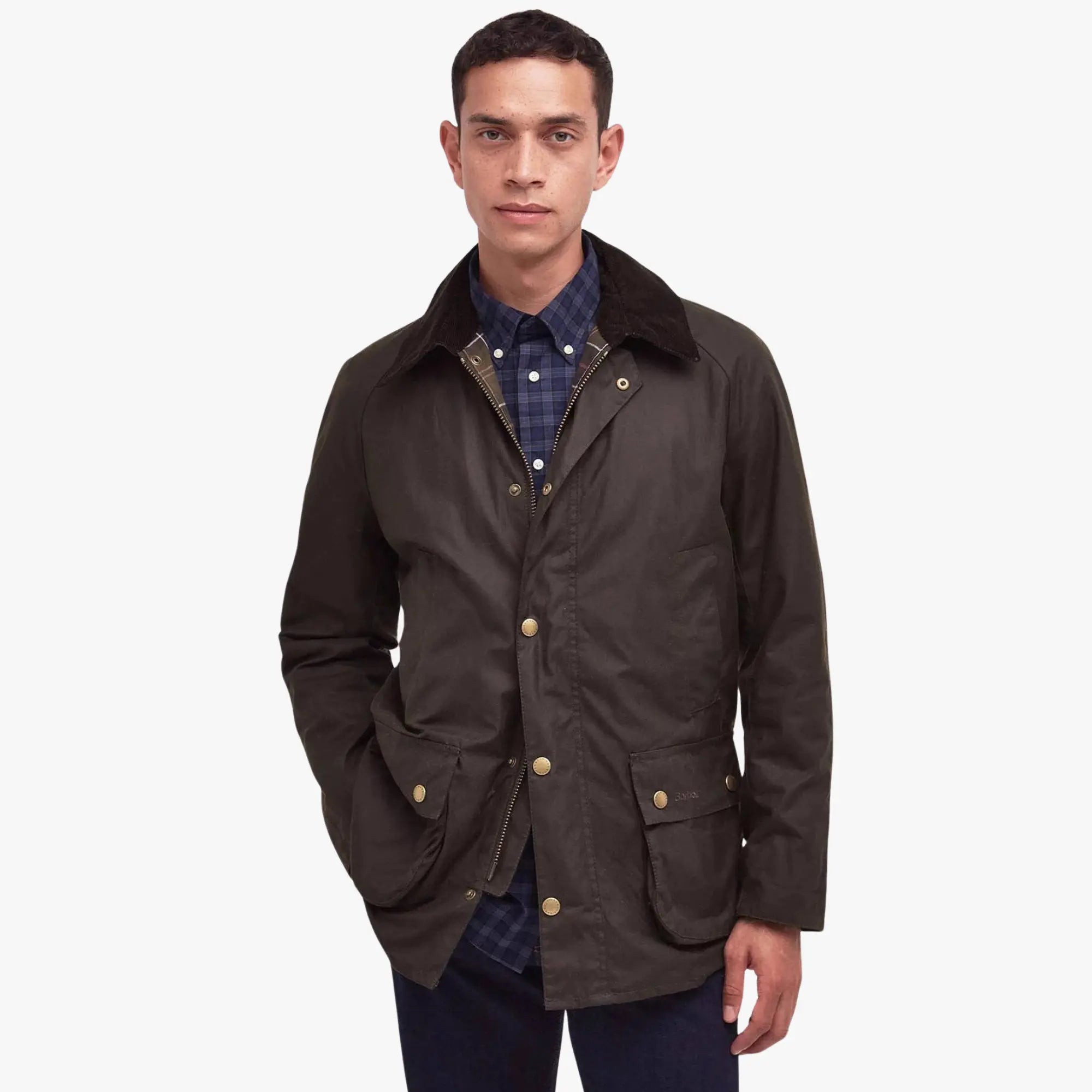 JACKET WAX ASHBY OLIVE