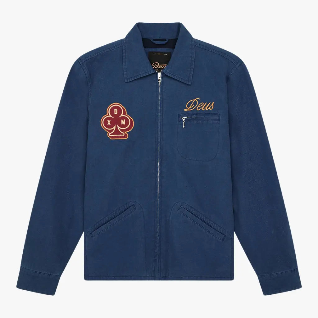 DEUS EX MACHINA -  VESTE BASTO CLUB - BLEU -  Klubb