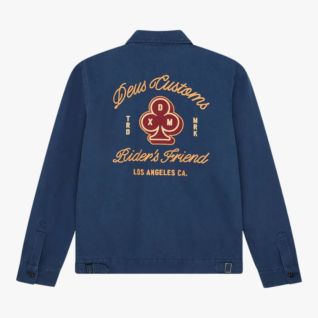 DEUS EX MACHINA -  VESTE BASTO CLUB - BLEU -  Klubb