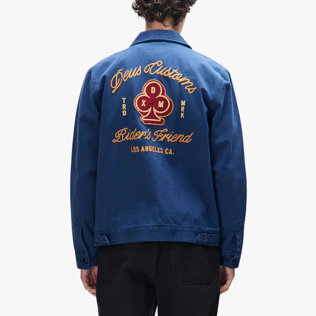 DEUS EX MACHINA -  VESTE BASTO CLUB - BLEU -  Klubb