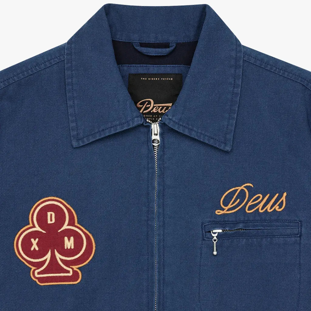 DEUS EX MACHINA -  VESTE BASTO CLUB - BLEU -  Klubb