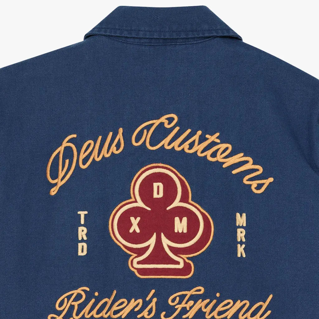 DEUS EX MACHINA -  VESTE BASTO CLUB - BLEU -  Klubb