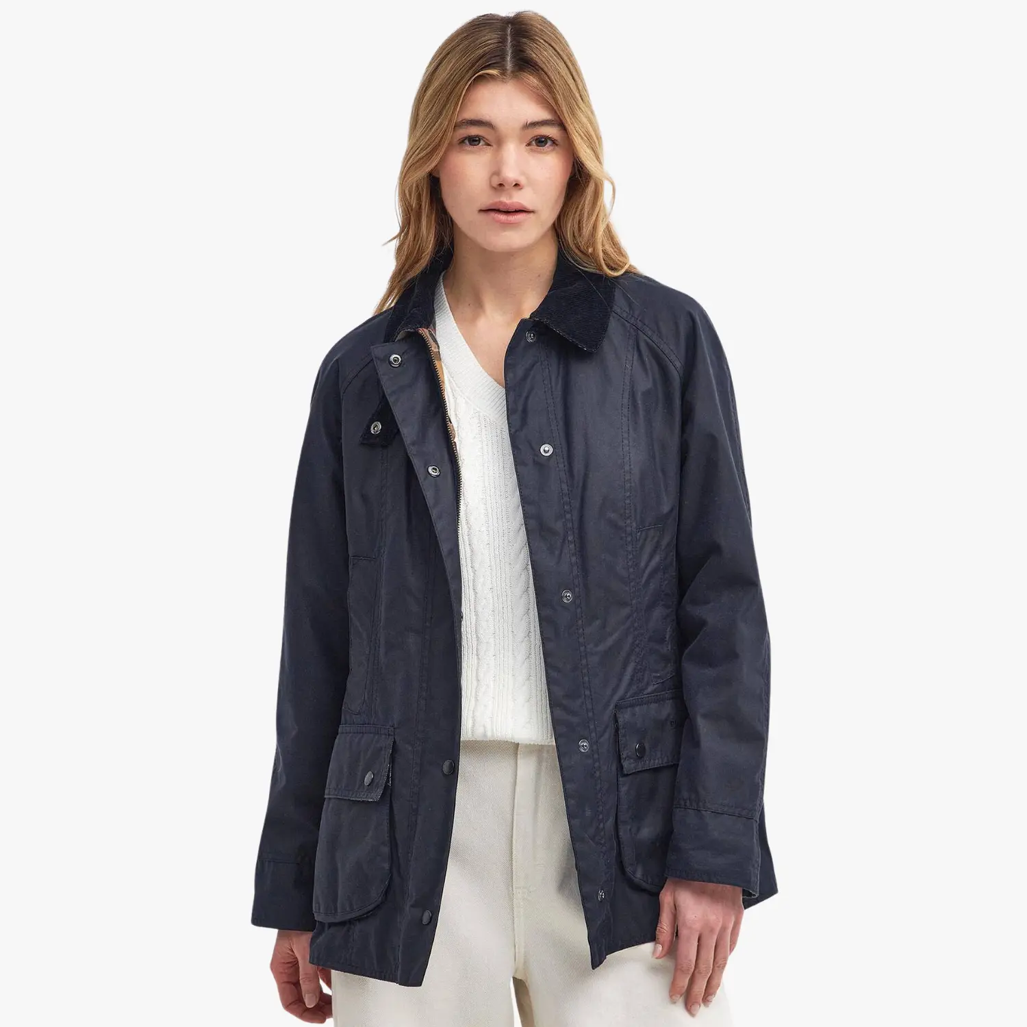 BARBOUR -  VESTE BEADNELL - NAVY -  Klubb