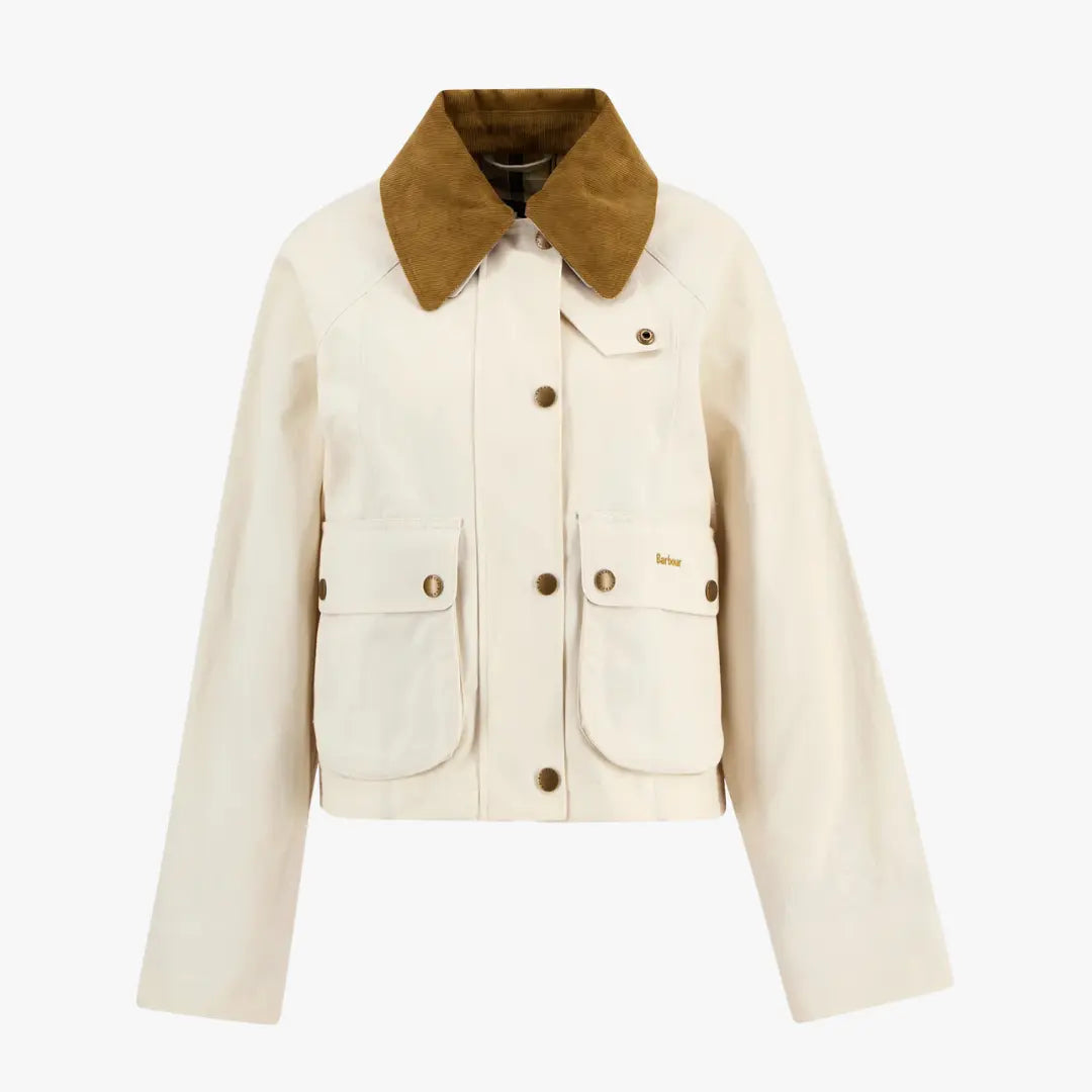 Veste Casual Beadnell Casual Cropped - Light Pearl Beige - Barbour