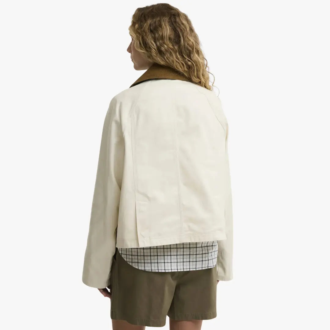 Veste Casual Beadnell Casual Cropped - Light Pearl Beige - Barbour - détail 3