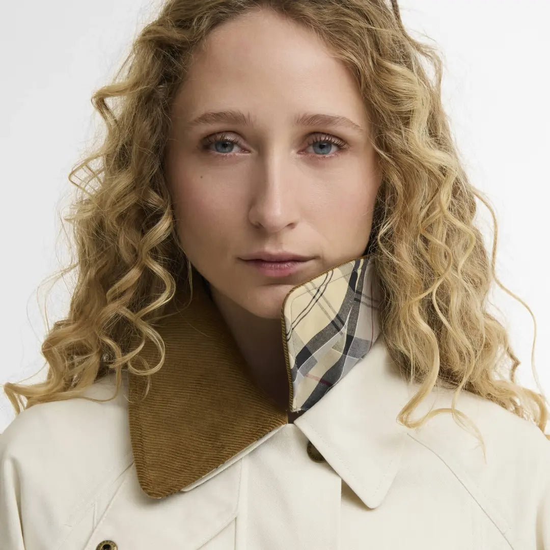 Veste Casual Beadnell Casual Cropped - Light Pearl Beige - Barbour - détail 5