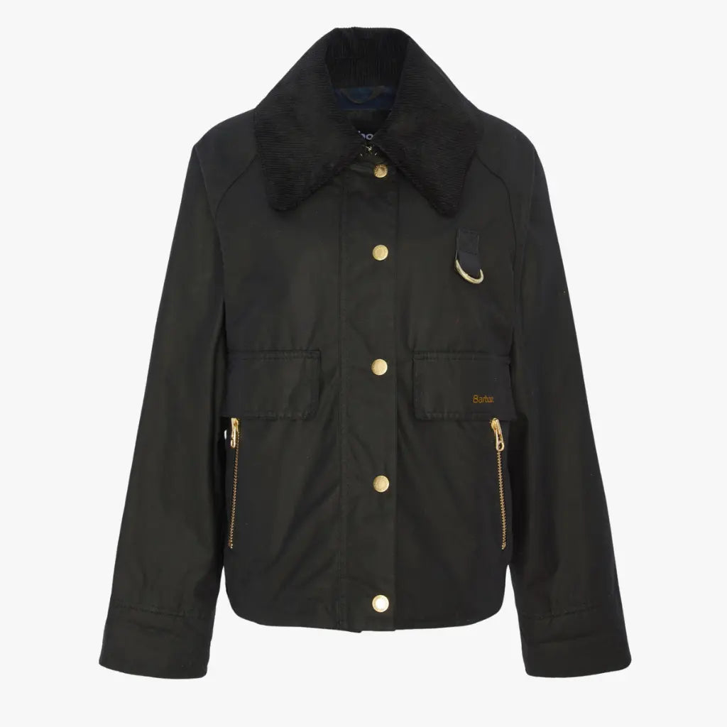 BARBOUR -  VESTE CATTON NOIR -  Klubb