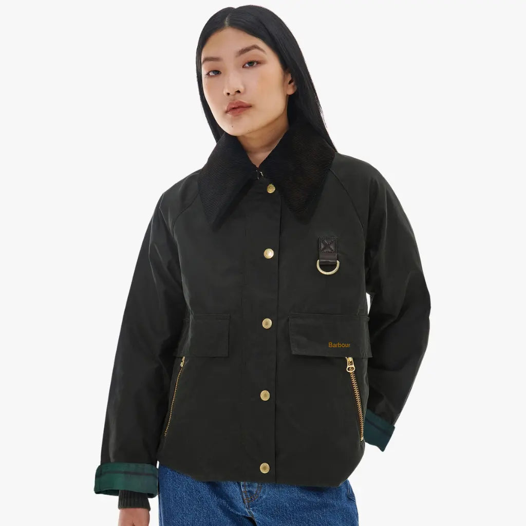 BARBOUR -  VESTE CATTON NOIR -  Klubb