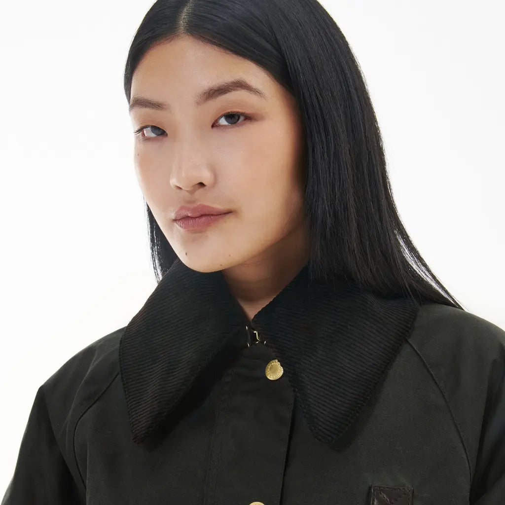 BARBOUR -  VESTE CATTON NOIR -  Klubb
