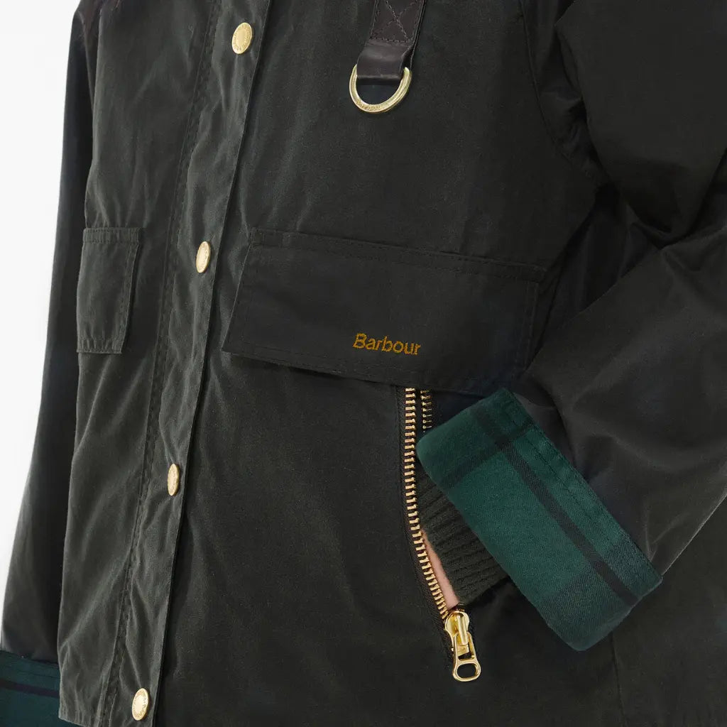 BARBOUR -  VESTE CATTON NOIR -  Klubb