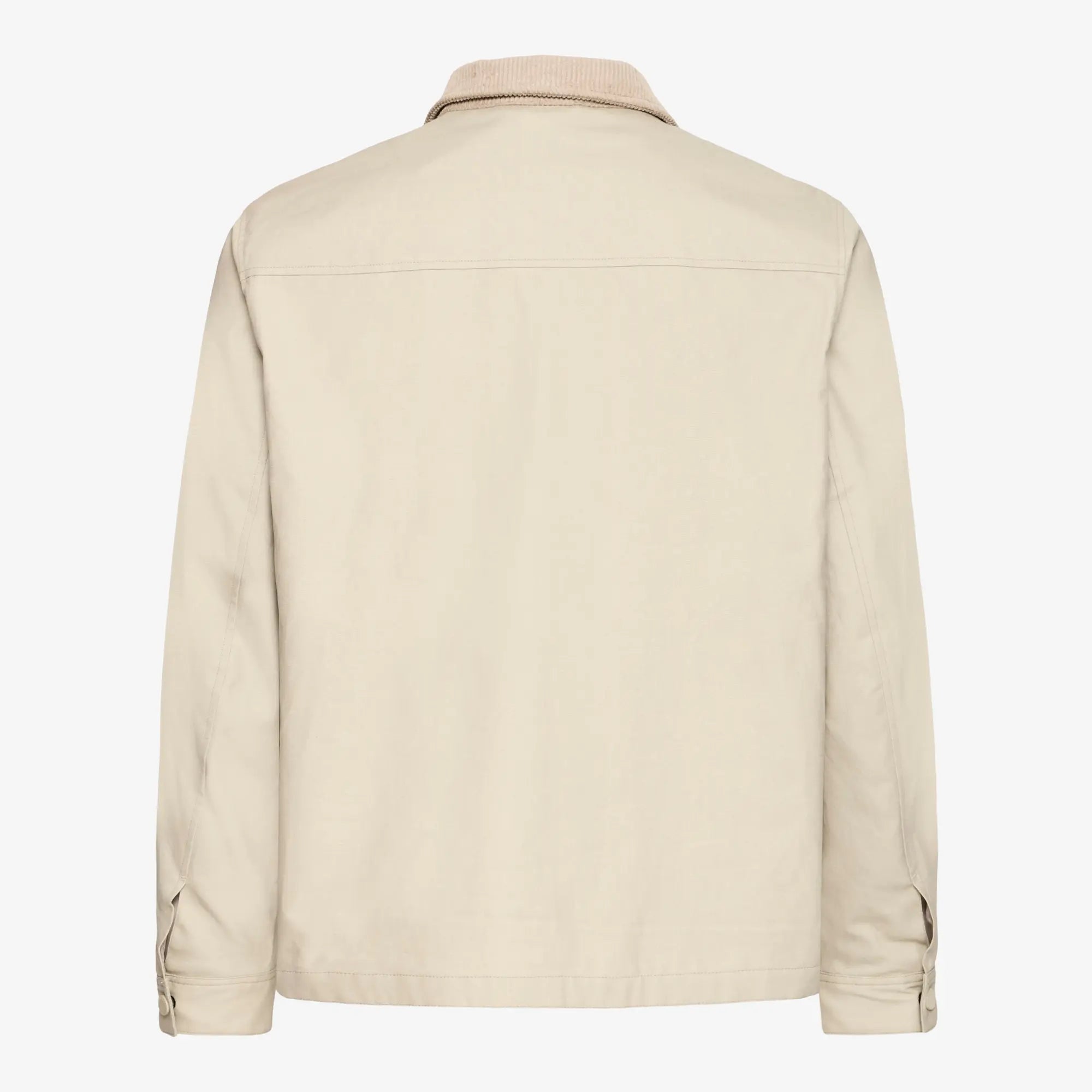 VESTE COTON CIRÉ BEIGE