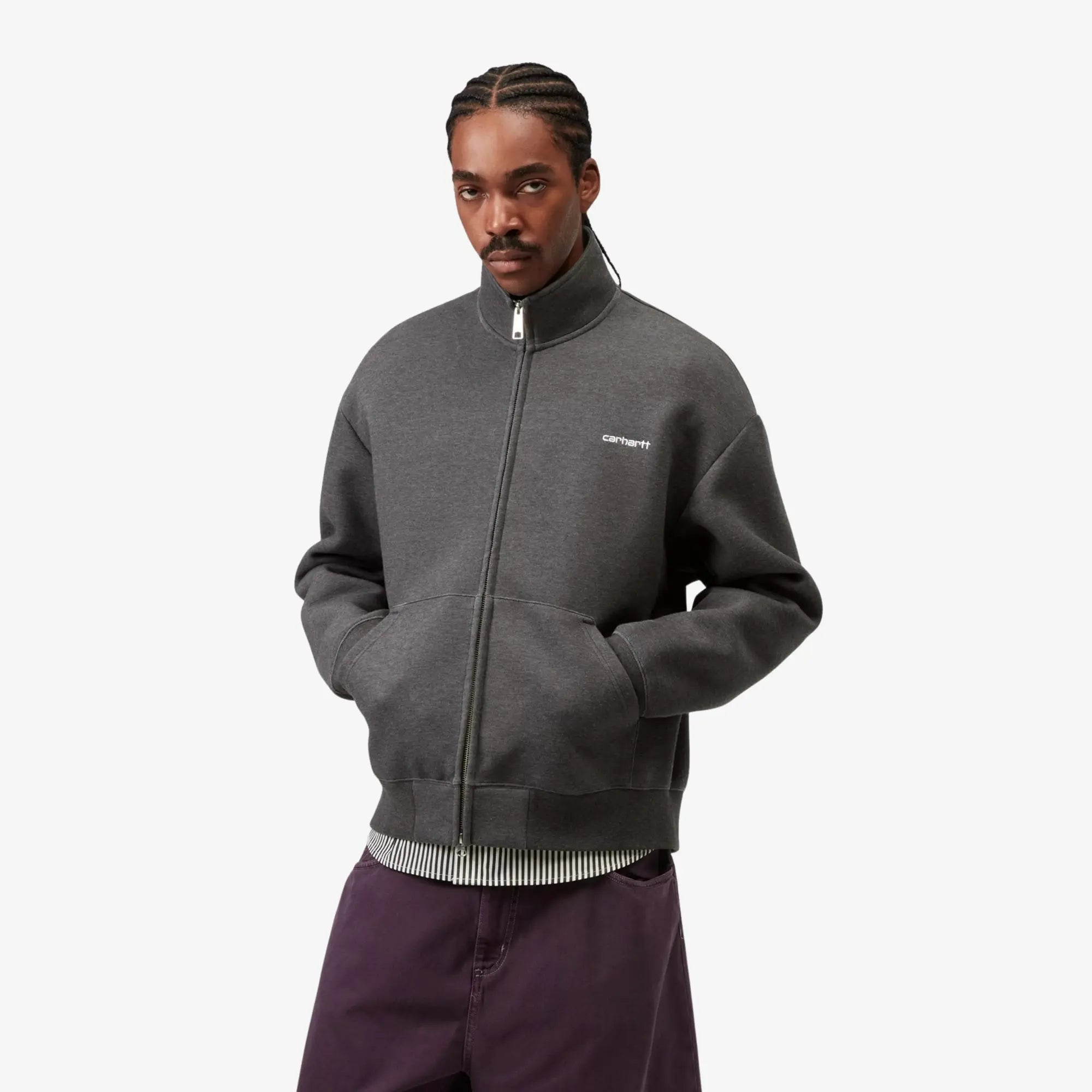 VESTE DE SURVÊTEMENT ZIP ALDA - BLACK