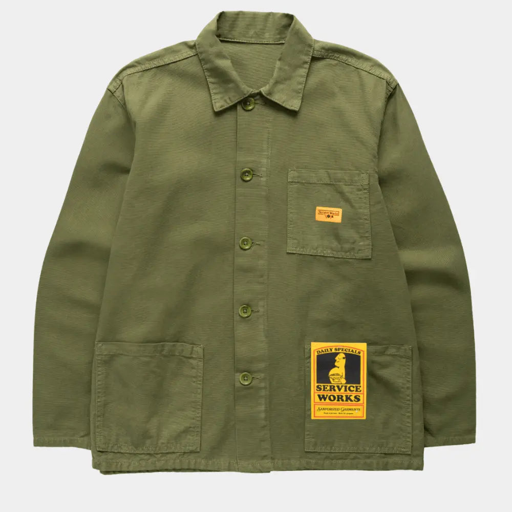 VESTE DE TRAVAIL CANVAS - VERT SERVICE WORKS -  Klubb