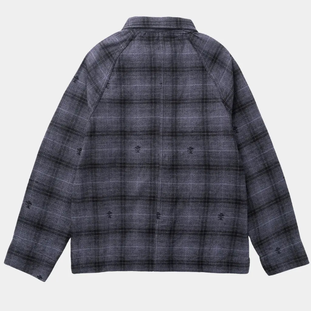 SERVICE WORKS -  VESTE DE TRAVAIL FLANELLE CHARDON - NOIR -  Klubb