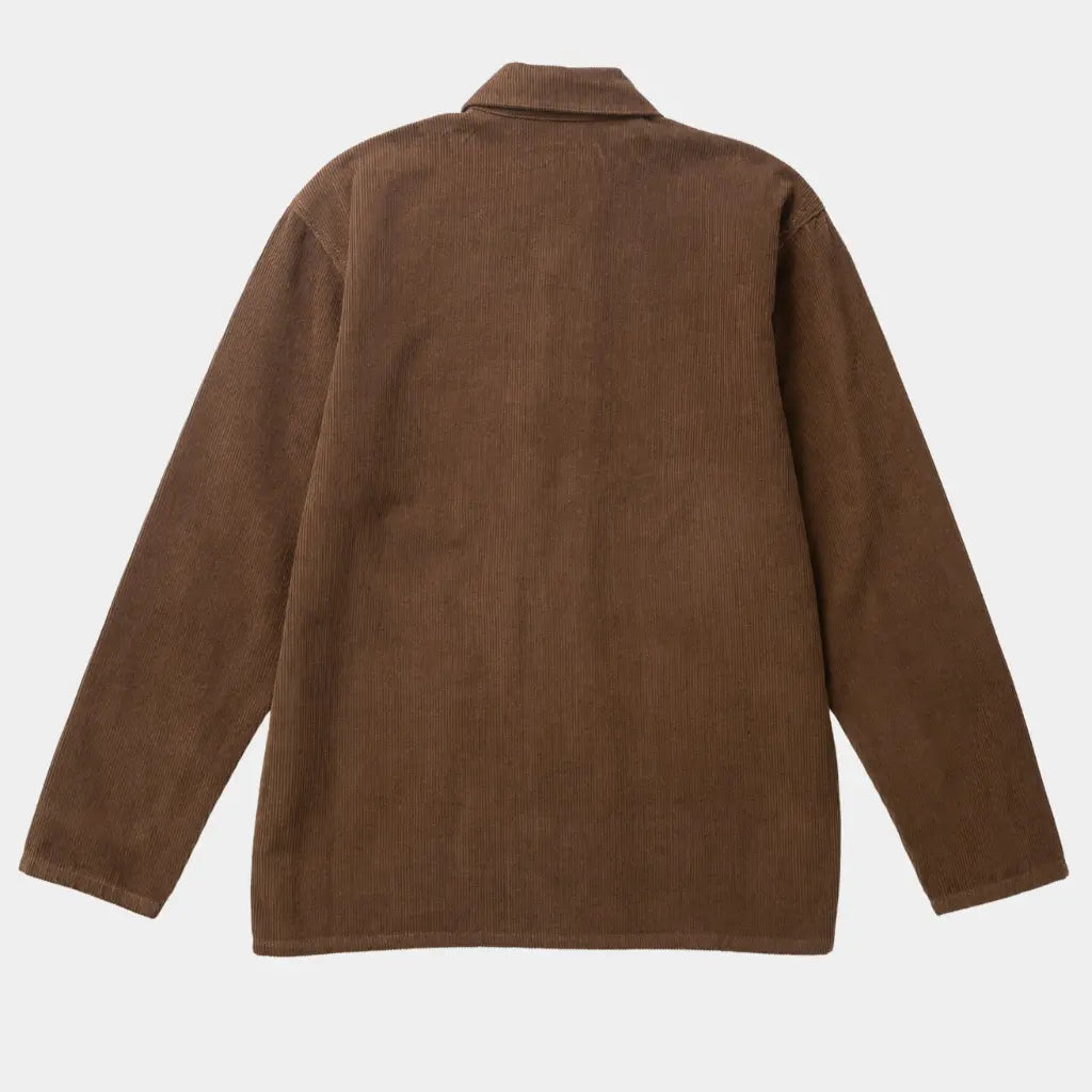 SERVICE WORKS -  VESTE DE TRAVAIL VELOURS - MARRON -  Klubb