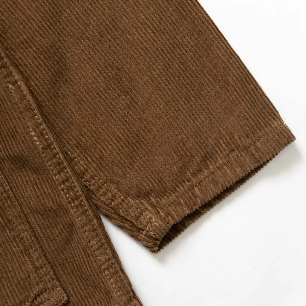 SERVICE WORKS -  VESTE DE TRAVAIL VELOURS - MARRON -  Klubb