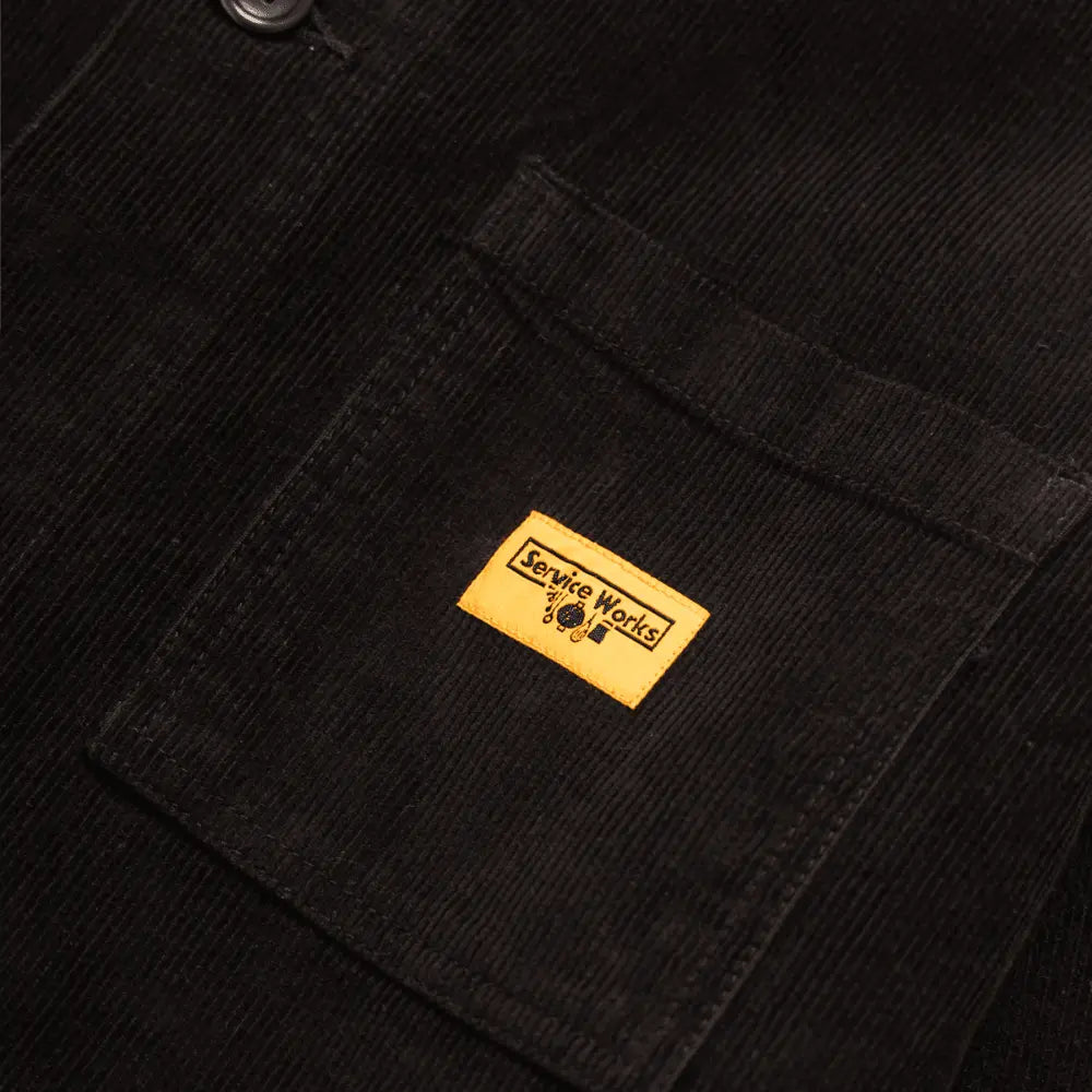 VESTE DE TRAVAIL VELOURS - NOIR SERVICE WORKS -  Klubb