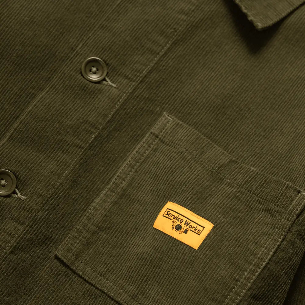 VESTE DE TRAVAIL VELOURS - VERT SERVICE WORKS -  Klubb