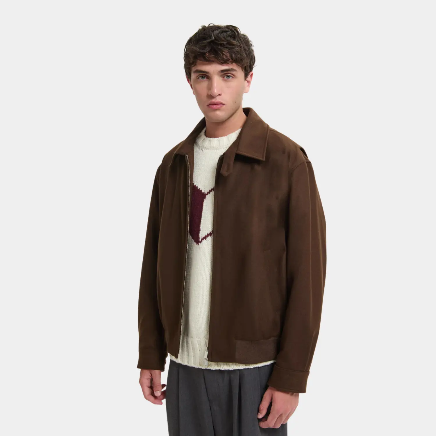 BARACUTA -  VESTE G18 MELTON - SLATE BLACK -  Klubb