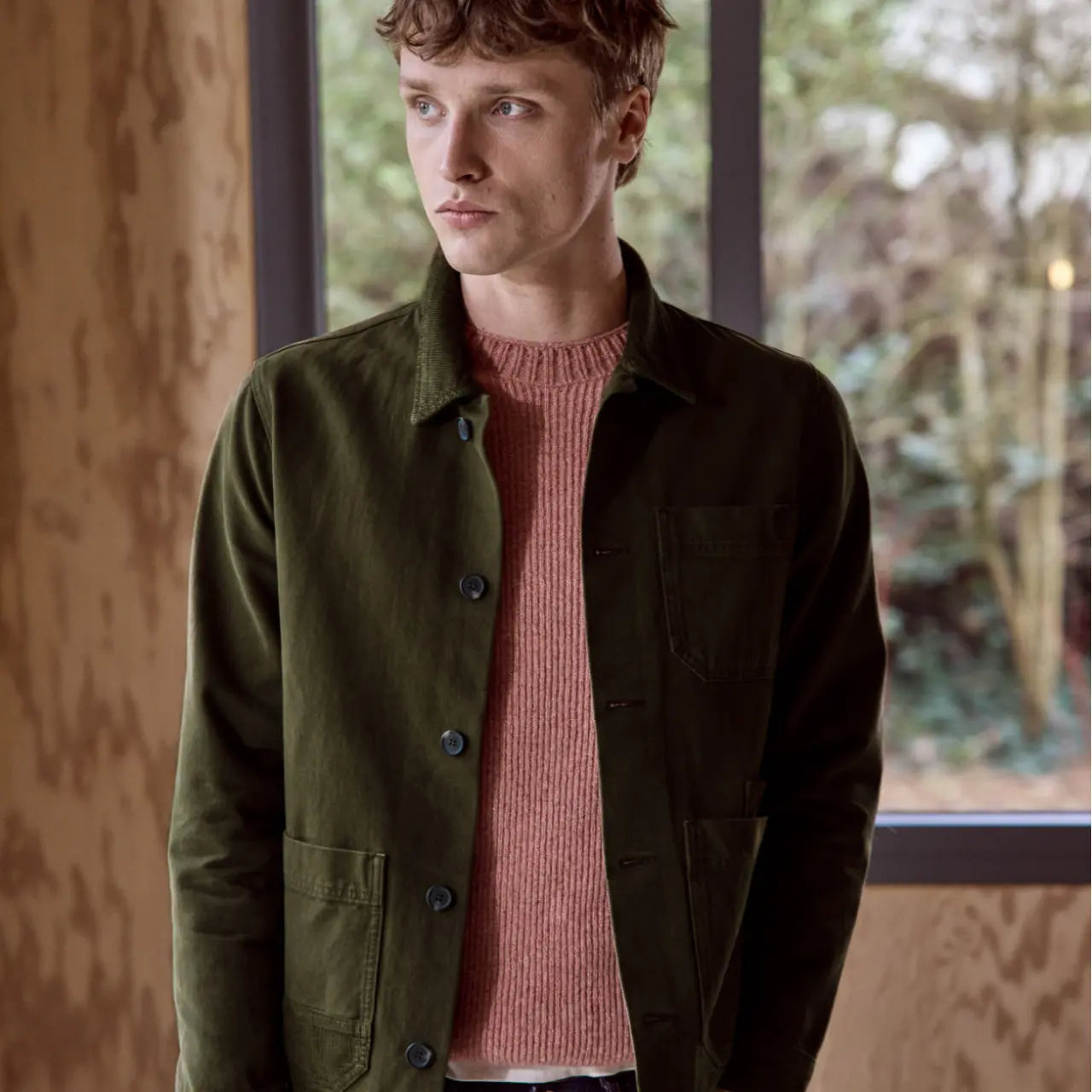 FAGUO -  VESTE GAVRE OLIVE -  Klubb
