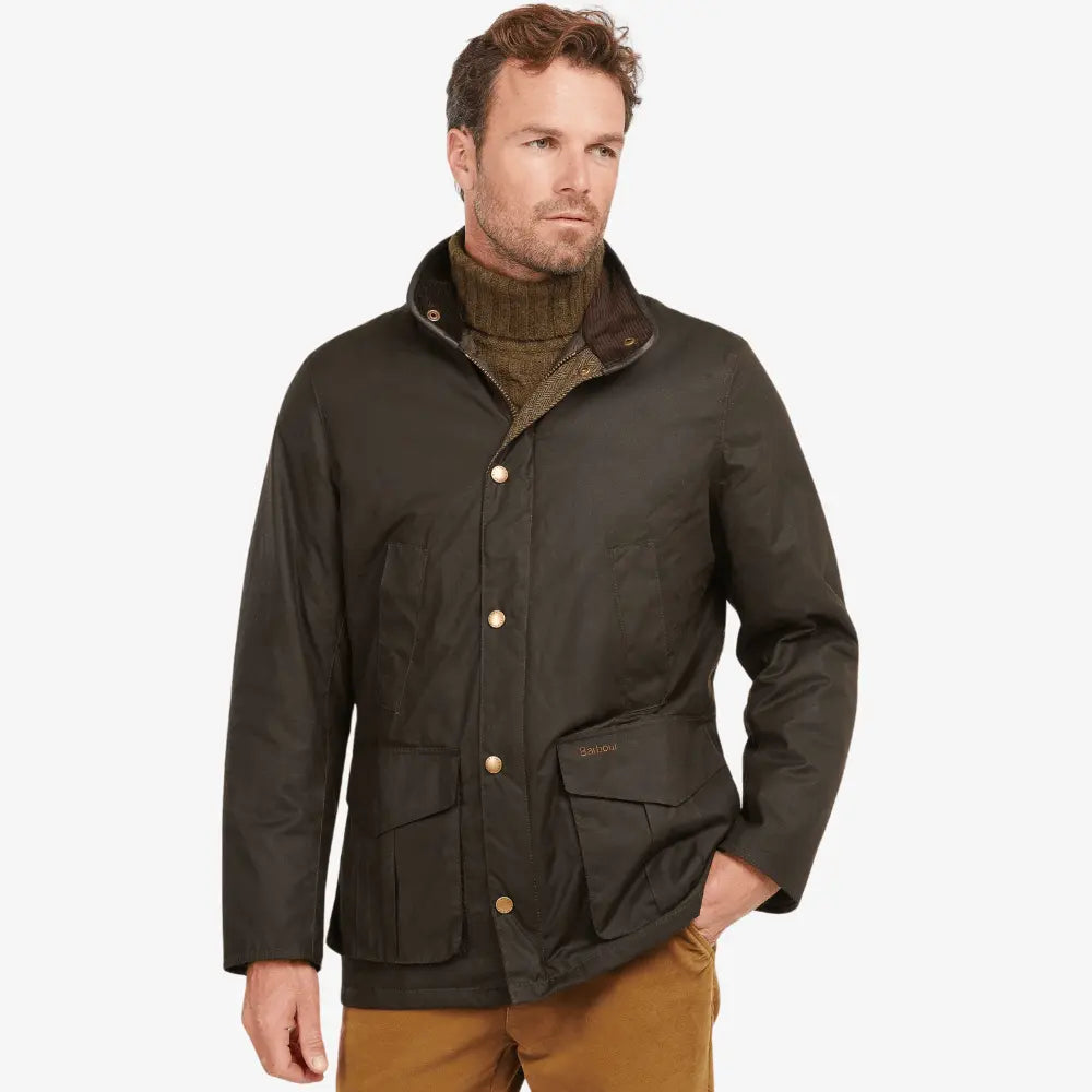 VESTE HEREFORD - OLIVE BARBOUR -  Klubb