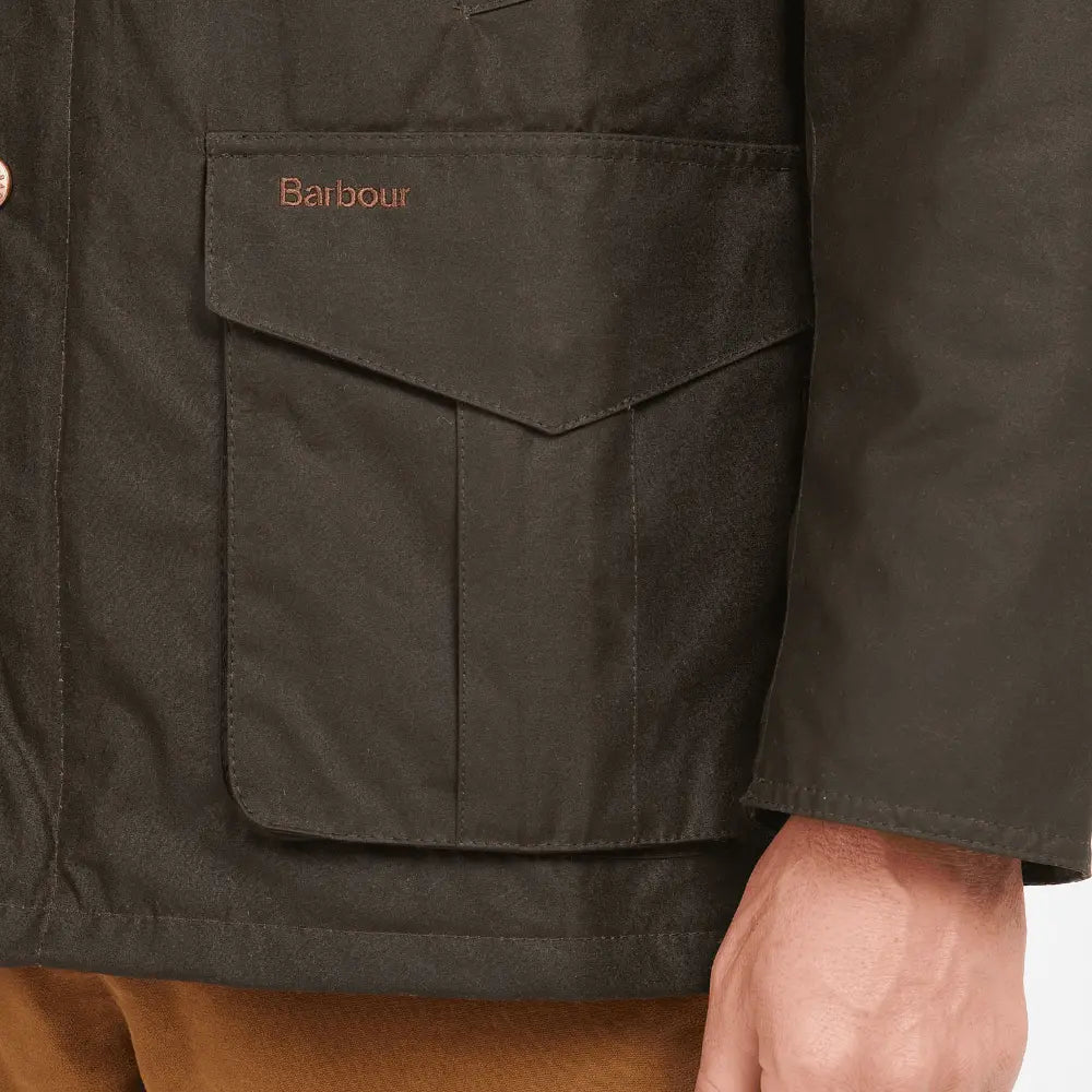VESTE HEREFORD - OLIVE BARBOUR -  Klubb