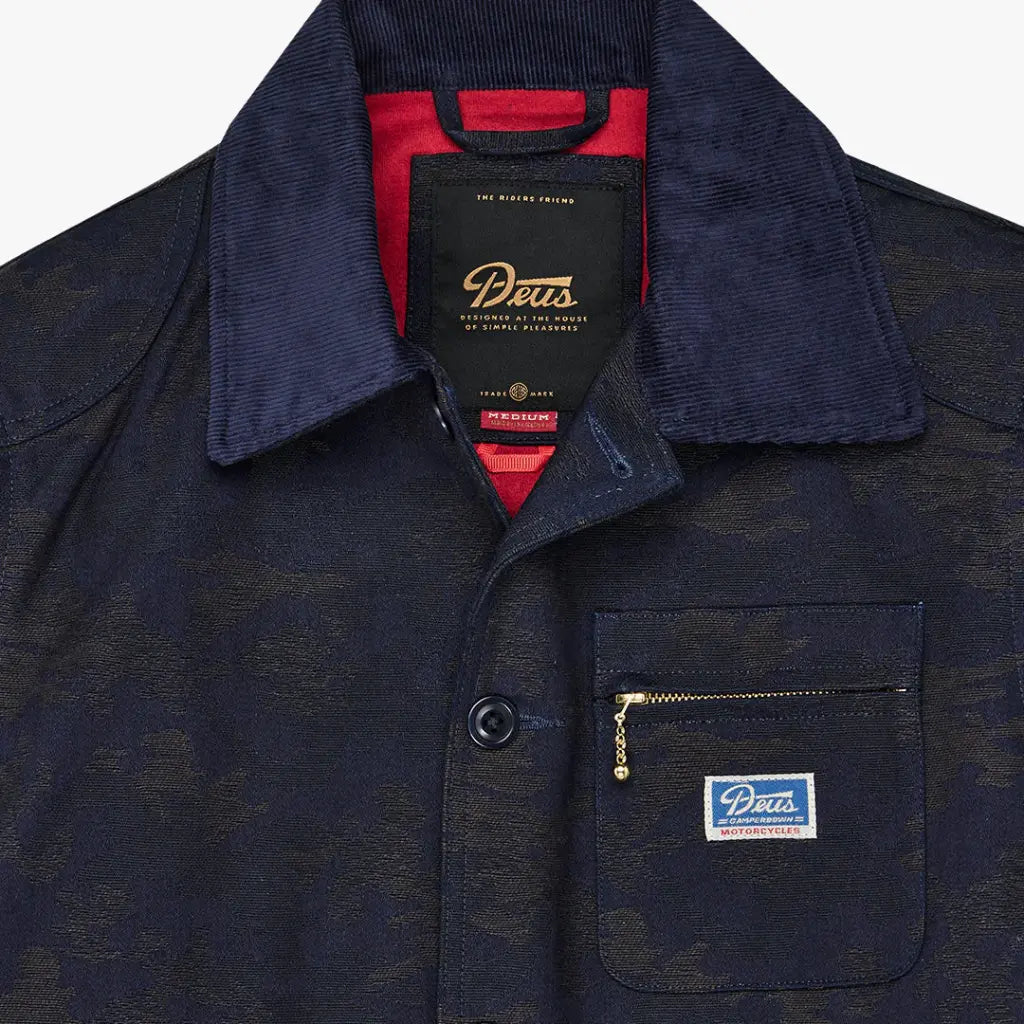 DEUS EX MACHINA -  VESTE IDAHO - INDIGO -  Klubb