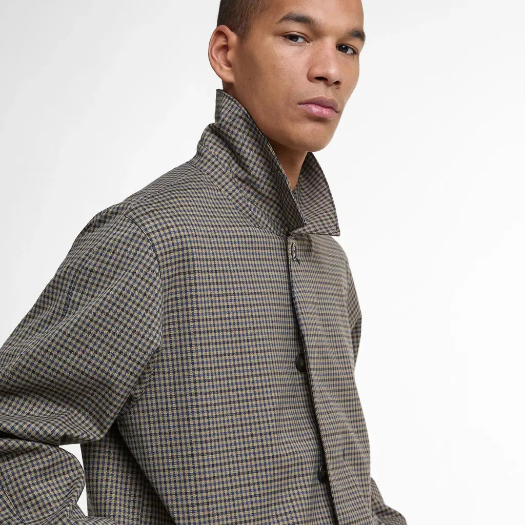 BARBOUR -  VESTE IMPERMÉABLE LORDEN À CARREAUX -  Klubb