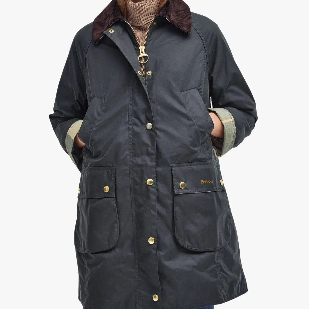 BARBOUR -  VESTE LONG BEADNELL SAGE -  Klubb