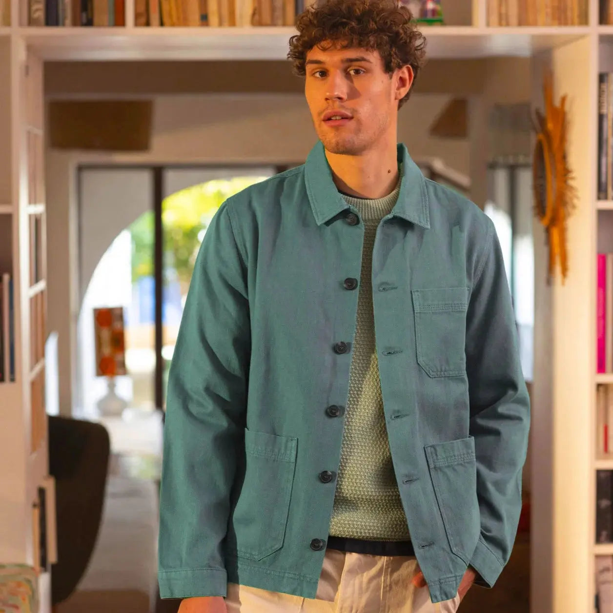 VESTE LORGE TURQUOISE FAGUO -  Klubb