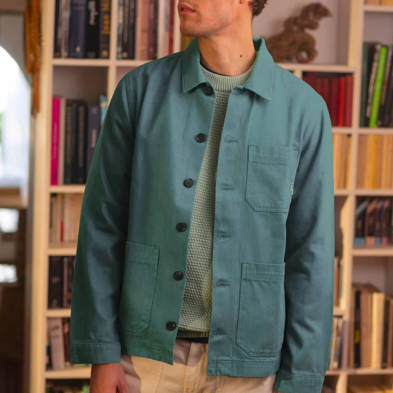 VESTE LORGE TURQUOISE FAGUO -  Klubb