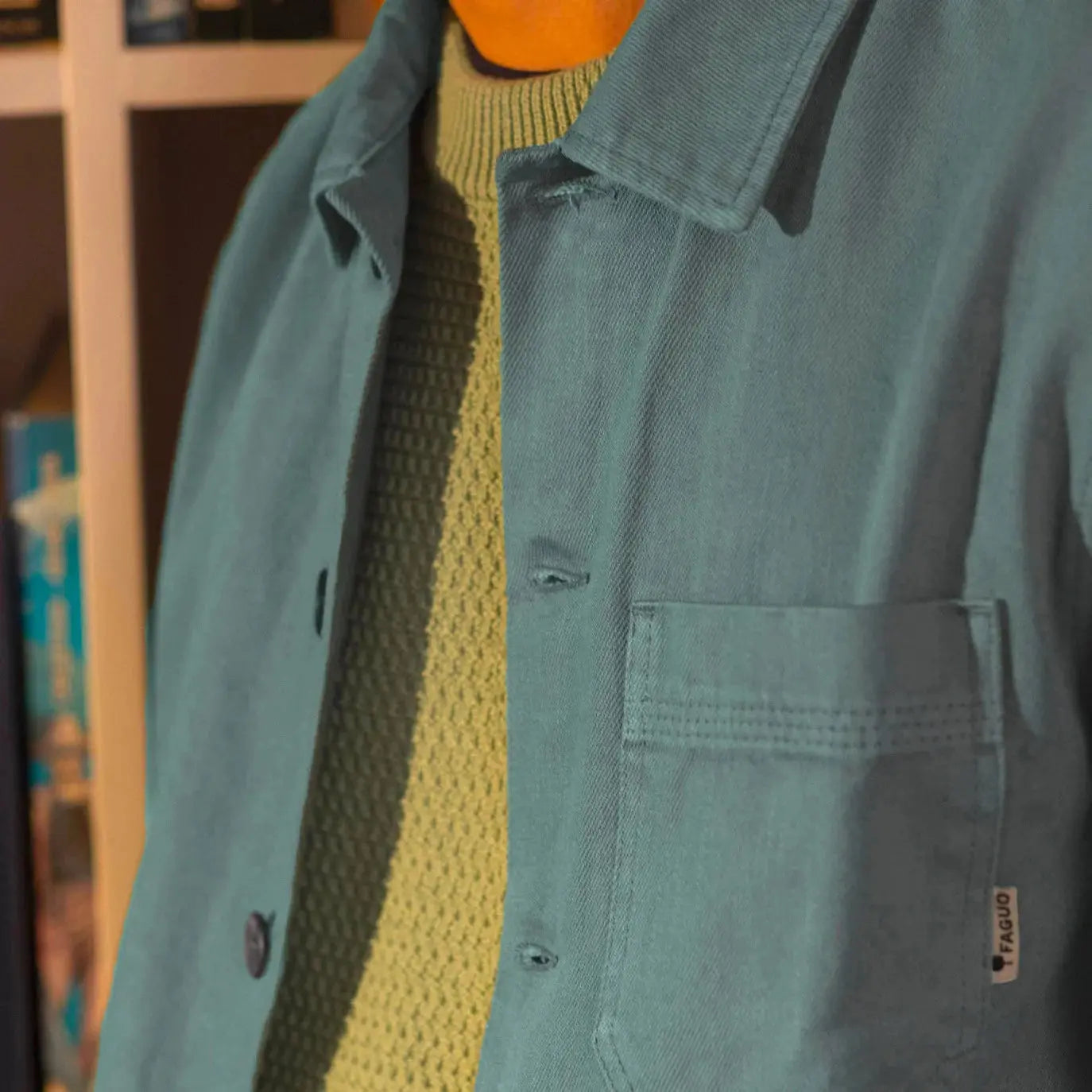 VESTE LORGE TURQUOISE FAGUO -  Klubb