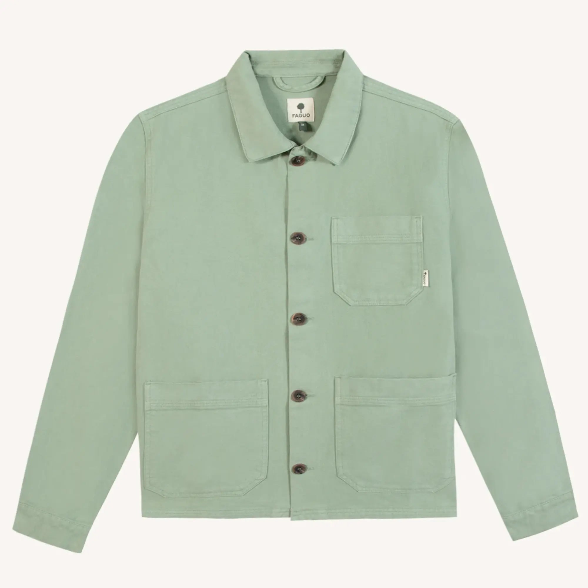 VESTE LORGE VERT CLAIR