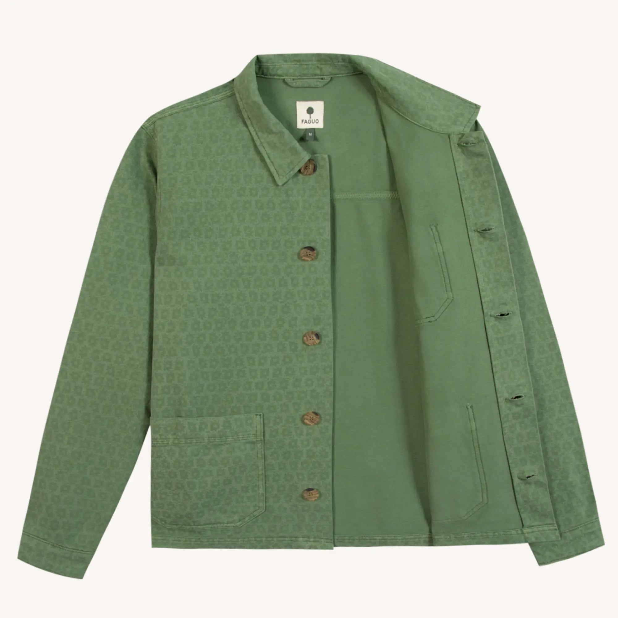 VESTE LORGE - VERT SAPIN