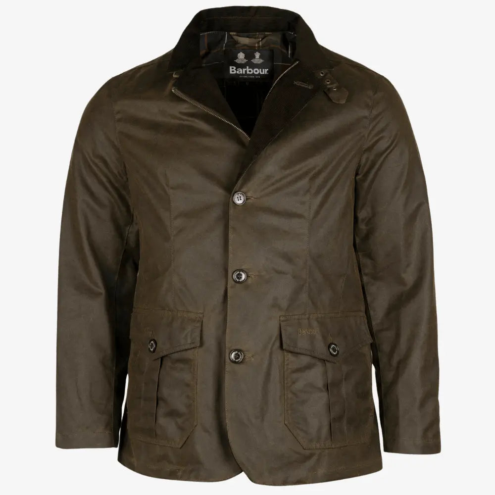 VESTE LUTZ - OLIVE BARBOUR -  Klubb
