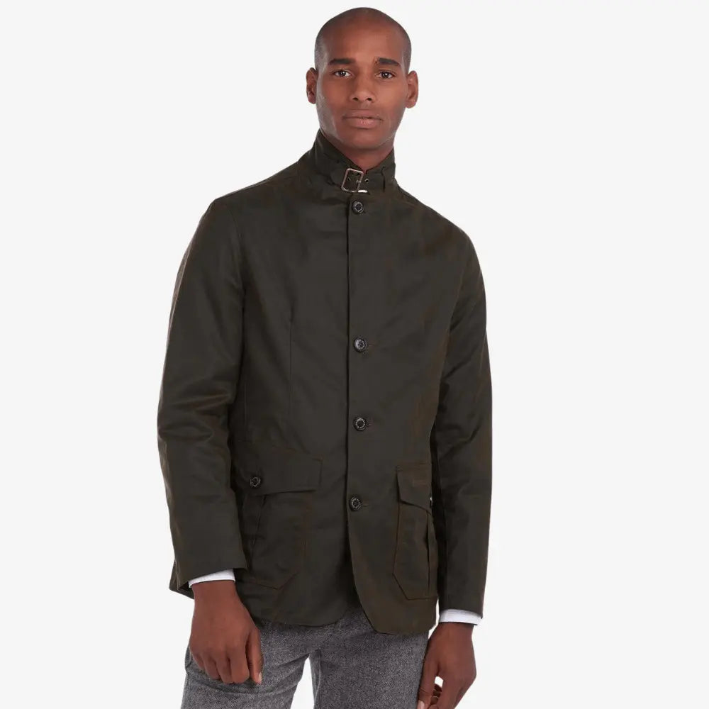 VESTE LUTZ - OLIVE BARBOUR -  Klubb