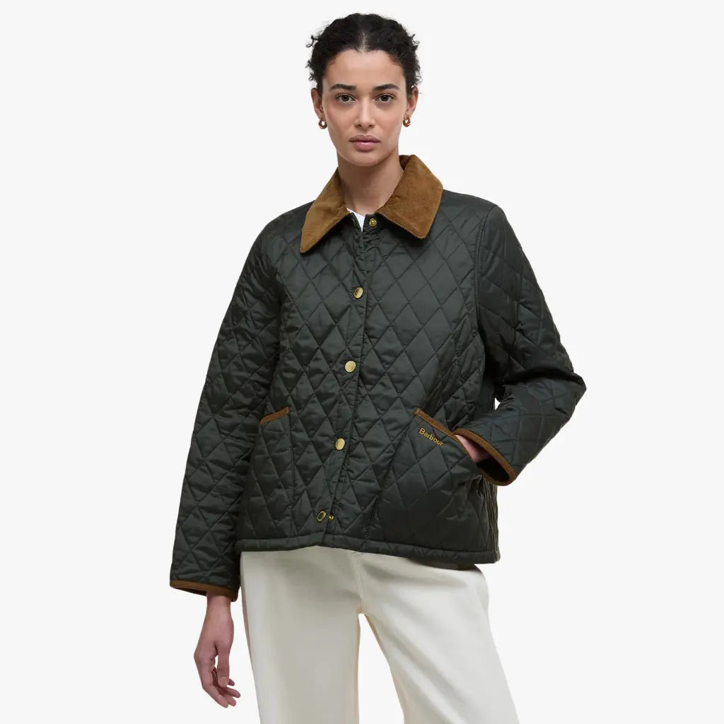 BARBOUR -  VESTE MATELASSÉE ICONS CROPPED LIDDESDALE -  Klubb