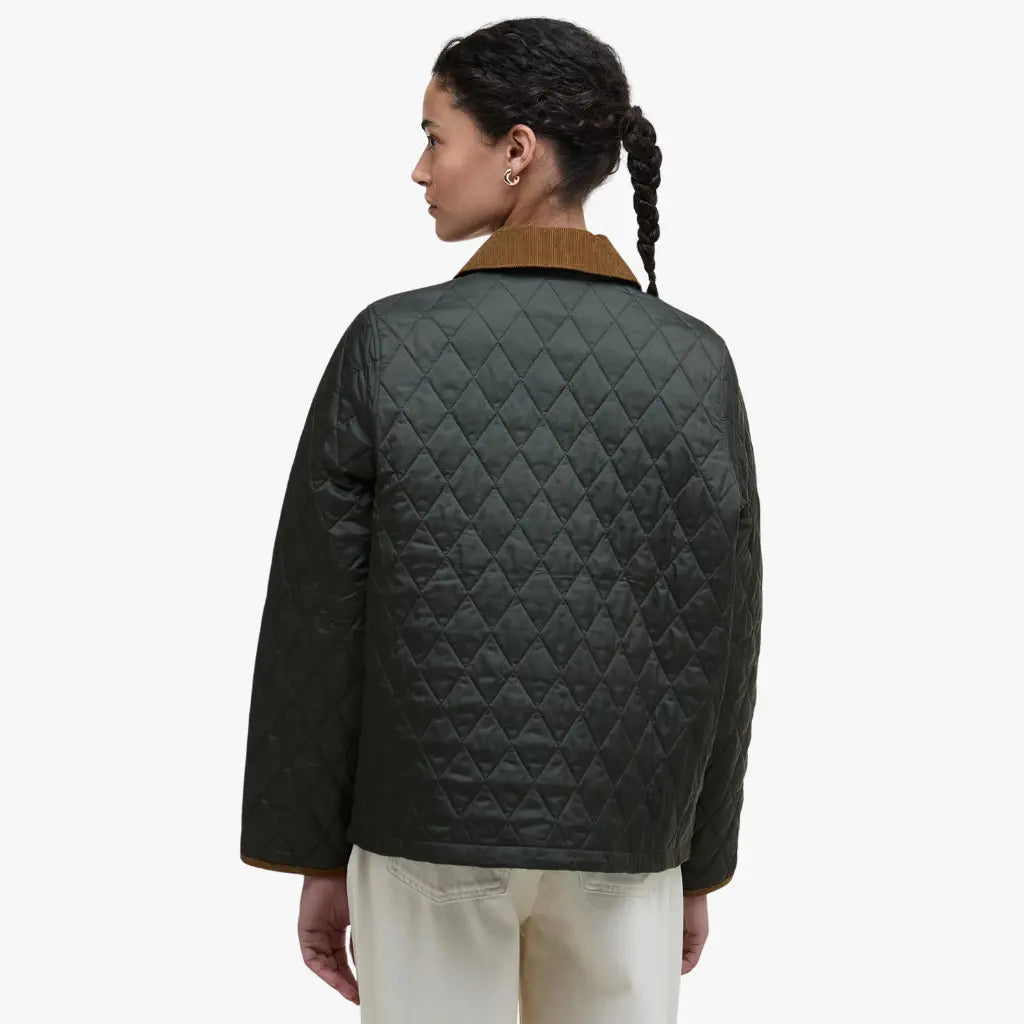 BARBOUR -  VESTE MATELASSÉE ICONS CROPPED LIDDESDALE -  Klubb