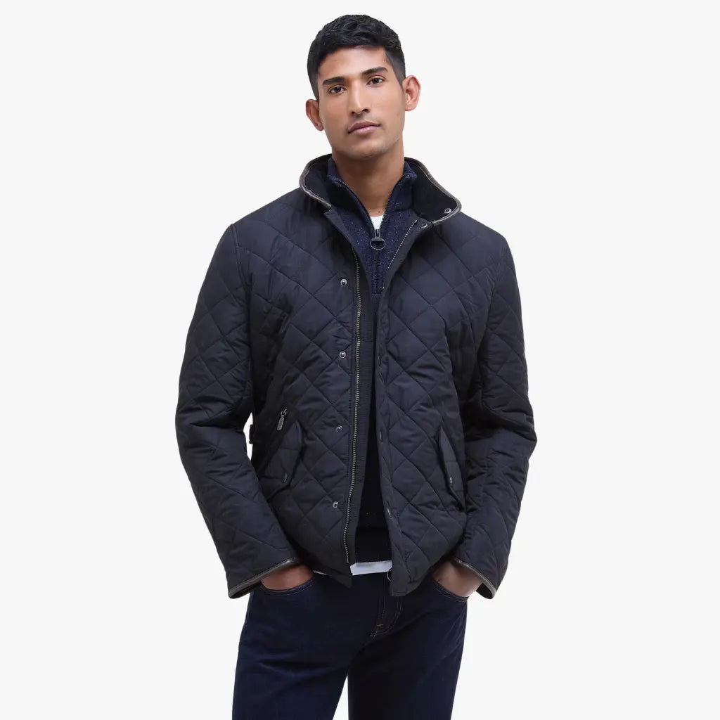 BARBOUR -  VESTE MATELASSÉE POWELL NAVY -  Klubb