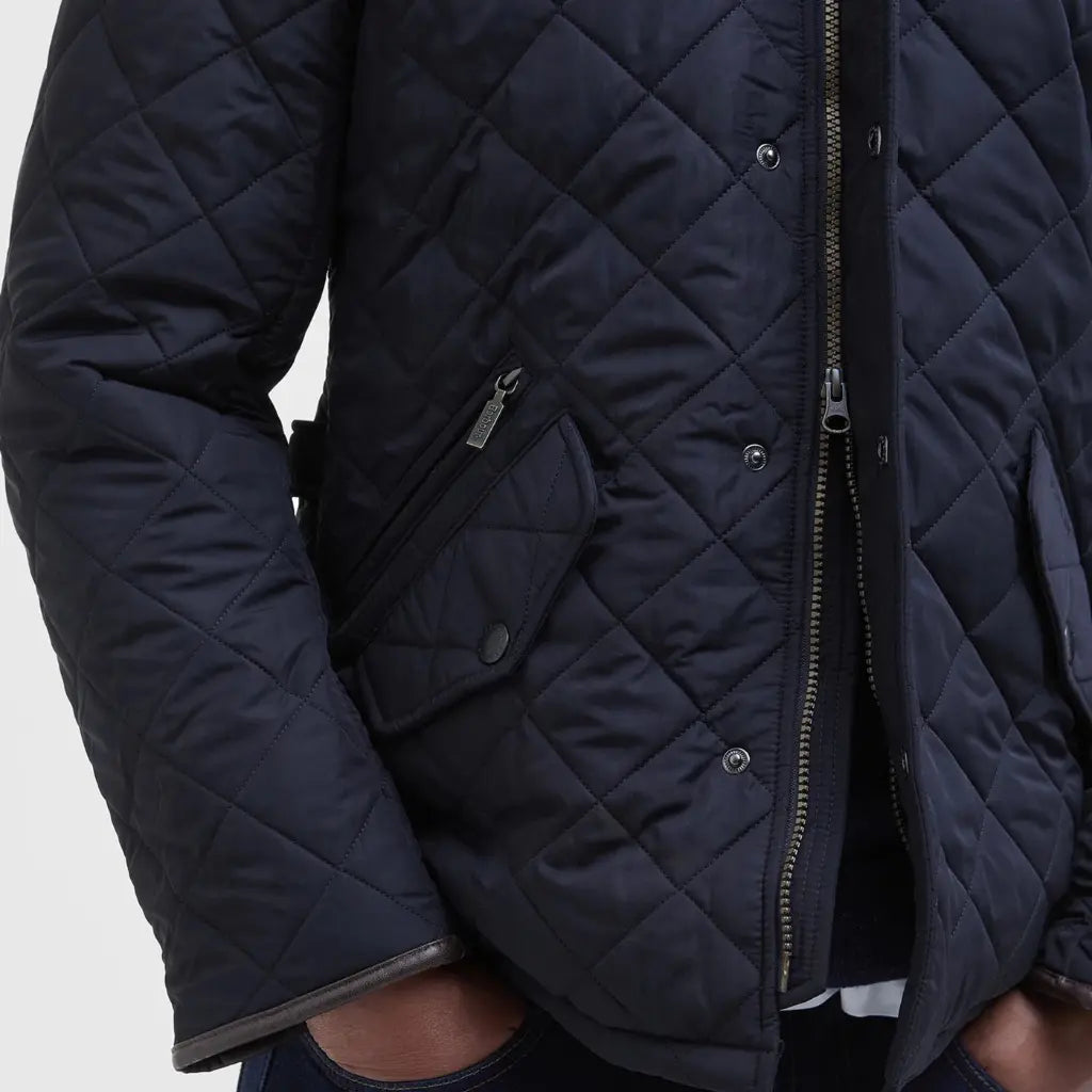 BARBOUR -  VESTE MATELASSÉE POWELL NAVY -  Klubb