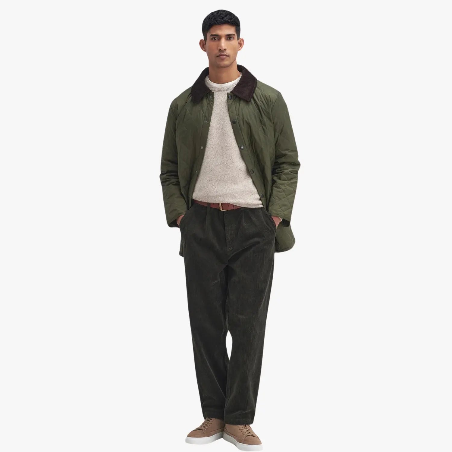 VESTE MATELASSÉE HERITAGE LIDDESDALE OLIVE BARBOUR -  Klubb
