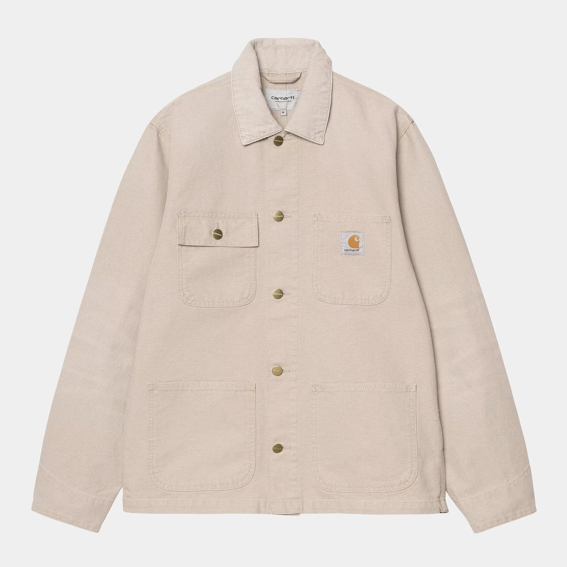 VESTE MICHIGAN DUSKY BEIGE STONE CANVAS CARHARTT WIP -  Klubb