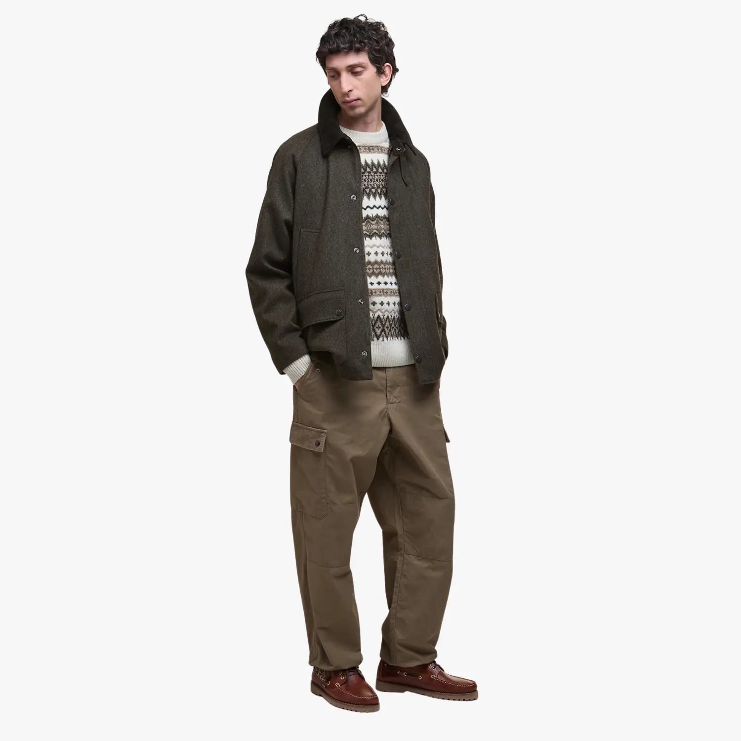 BARBOUR -  VESTE MODIFIED BEDALE LAINE -  Klubb